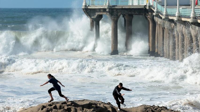 Beach Safety: New storm brings big waves to Southern California