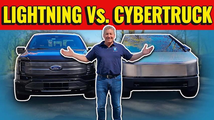 Electric Pickup Powerhouse Showdown: Cybertruck vs. Lightning