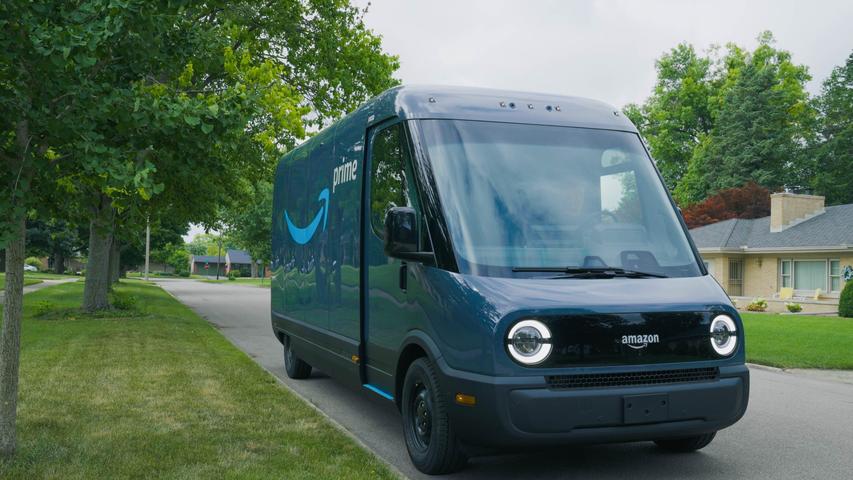 Rivian's Electric Van for Deliveries!