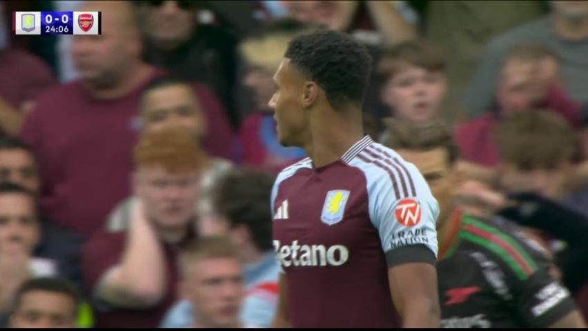 Aston Villa's Ollie Watkins Misses Incredible Goal Against Arsenal