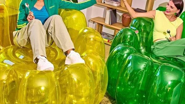 Jell-O's New Inflatable Chairs: A Blast From the Past