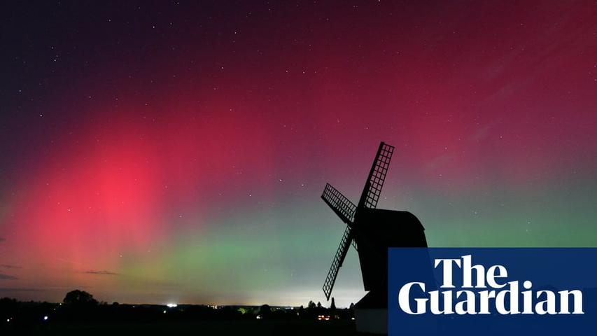 Northern Lights Dance Across England