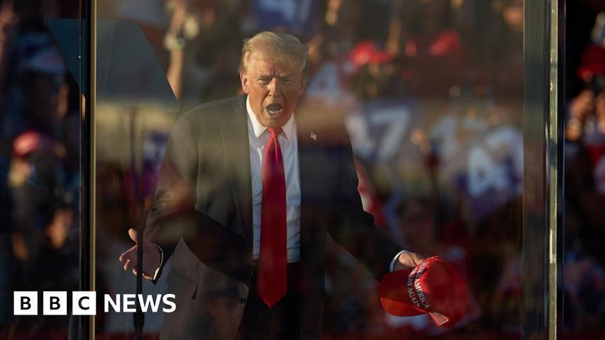 Man with Guns and Fake Papers Near Trump Rally!