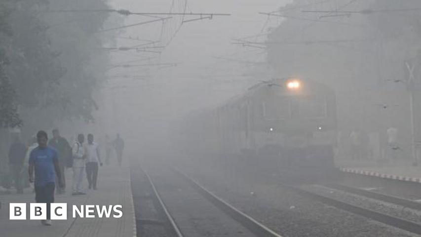 Delhi's Smoky Sky:  A Sad Story