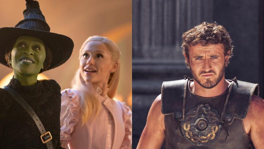 'Wicked' vs. 'Gladiator II': The Weekend Movie Face-Off