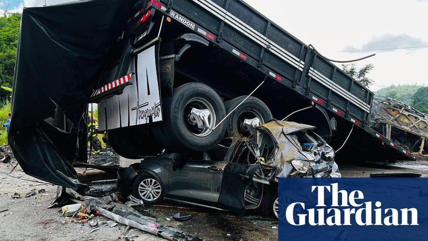 Horrific Bus Crash Kills Dozens in Brazil