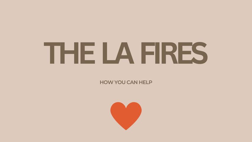 Helping People After the Big LA Fire