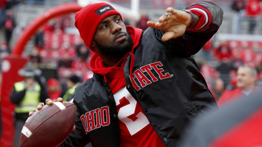 LeBron and the Ohio State Football Game!