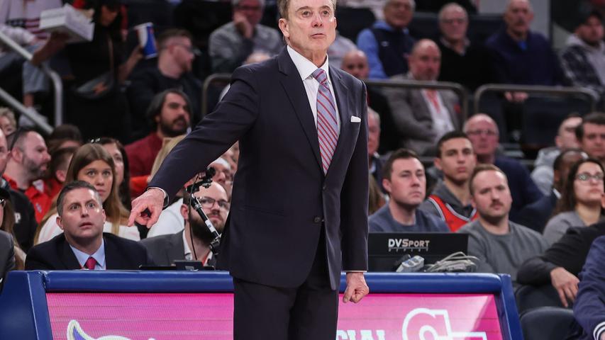 Coach Pitino's Funny Reaction to Missed Shots!