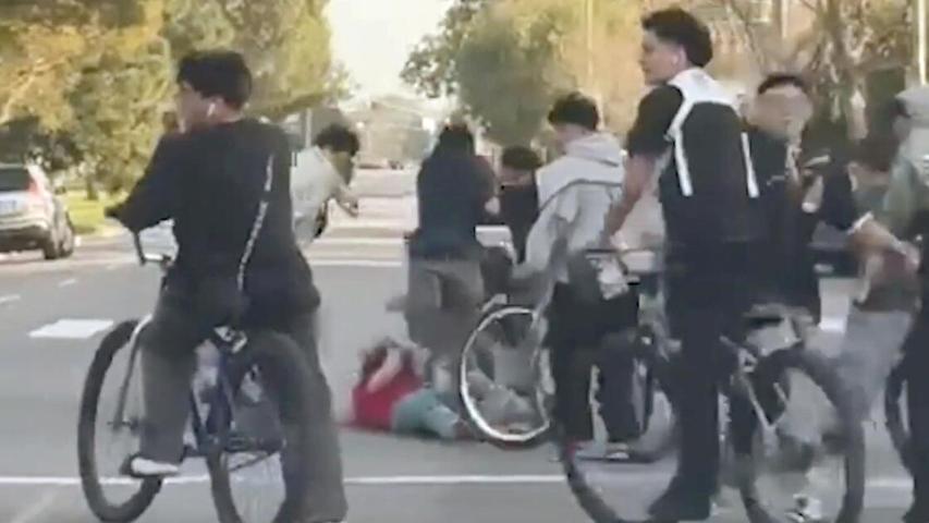 Bike Riders Hurt a Man!