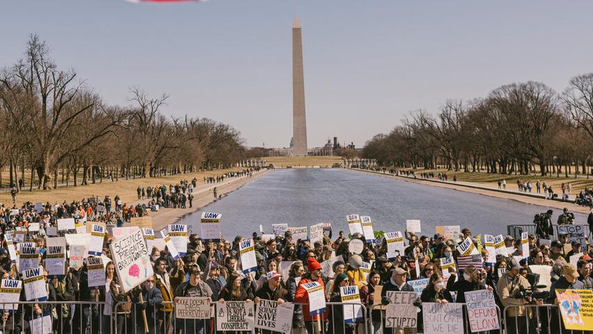 Scientists Rally Against Funding Cuts