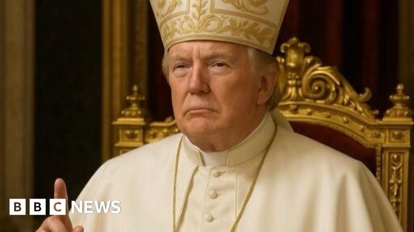 Trump's Funny Pope Picture