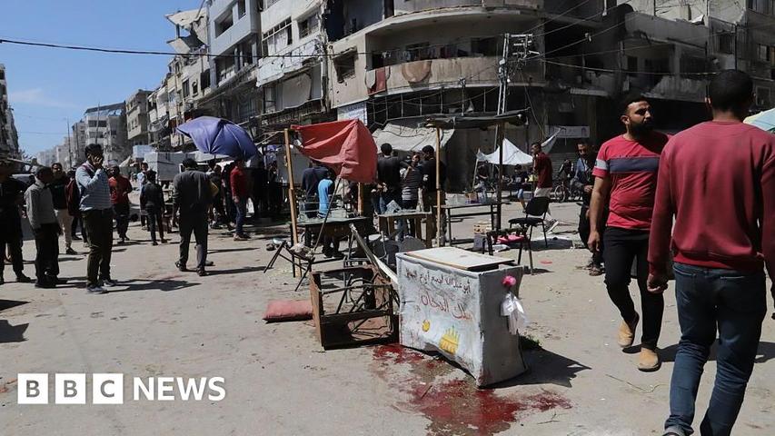 Sad Day in Gaza: A Restaurant and Market Attack