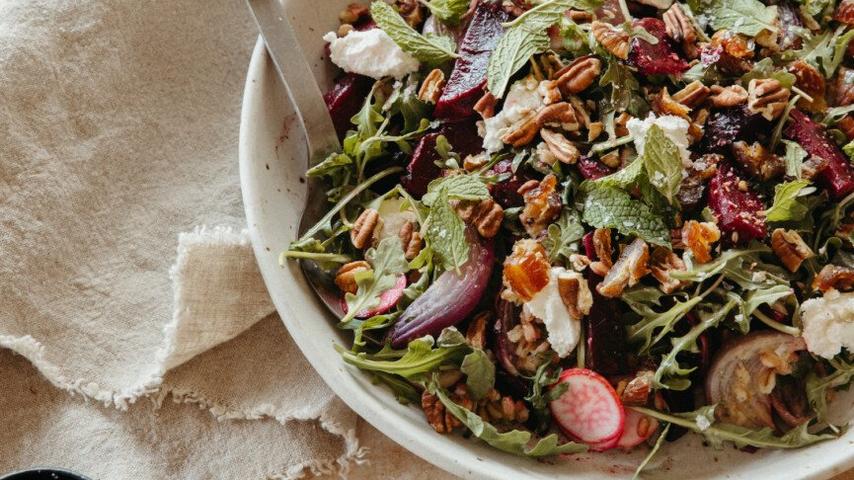 Yummy Beet and Farro Salad!