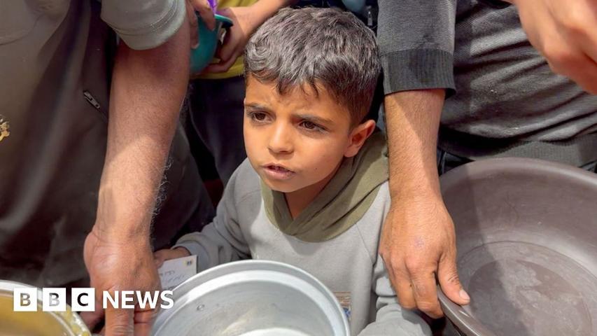 Hungry Children in Gaza