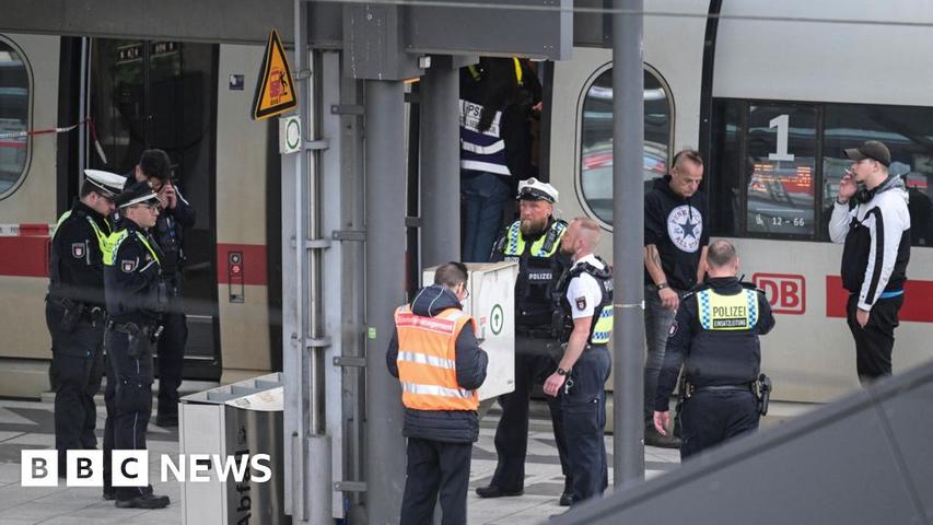 Scary Knife Attack at Hamburg Train Station!