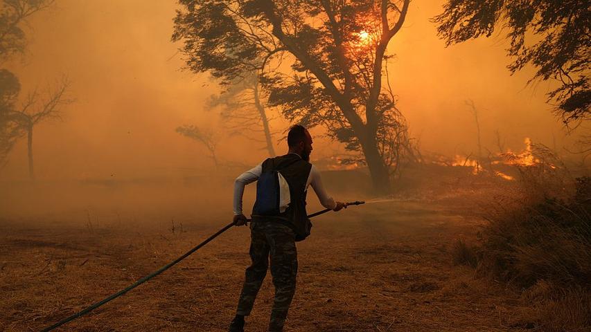 Greece Battles Devastating Wildfires