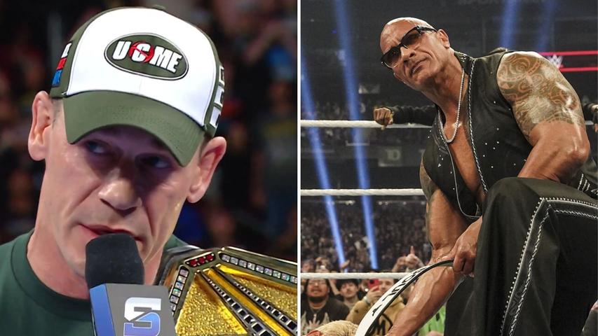 The Rock and John Cena on WWE!
