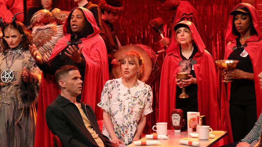 Lady Gaga's Spooky 'SNL' Birthday Party!