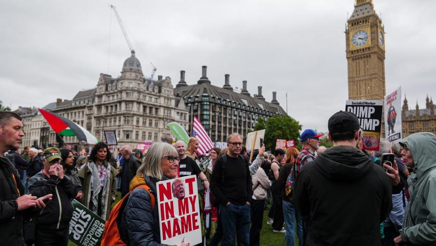 People said 'No!' to Trump in London!