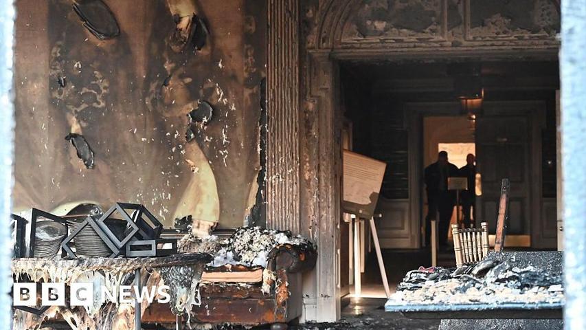 Fire at the Governor's House