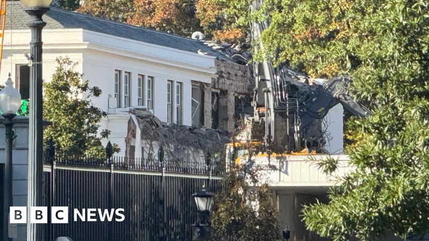 East Wing Demolition for Presidential Ballroom Underway
