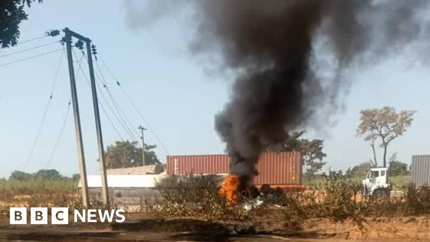 Sad Explosion With Fuel Truck