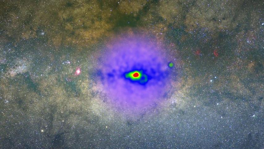 Sparkly Space Light Could Mean Dark Matter is Fizzling!