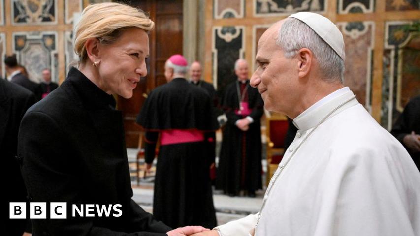 Pope Meets Famous Movie People!