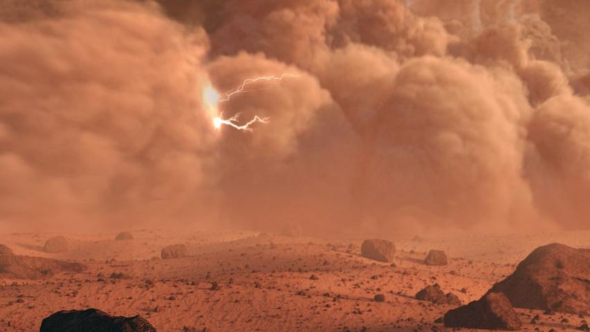 Tiny Sparks on the Red Planet!