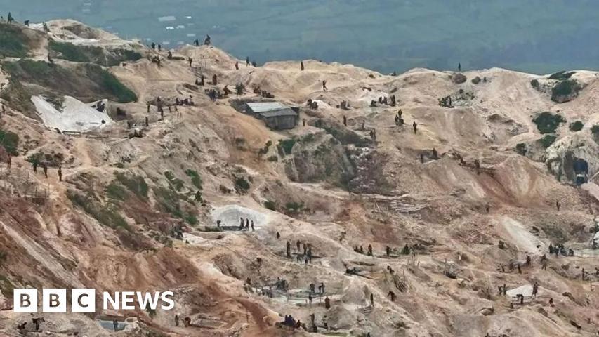 Sad Landslide at a Mine