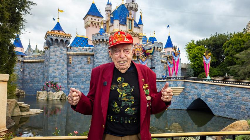 A Brave Soldier's Magical Disneyland Surprise