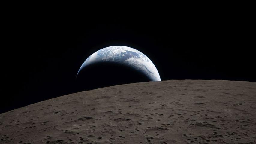 Cool Moon Photos from Brave Astronauts!